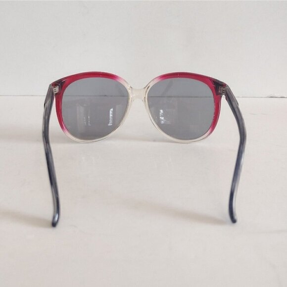 Vintage 80s Jaclyn Smith? France Sunglasses Ombre Oversized FRAMES ONLY - Picture 4 of 10